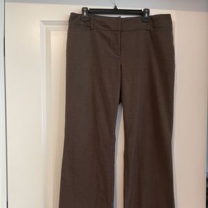 Dark Brown Boot Cut Dress Pants